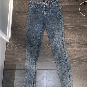 High waist super skinny jeans